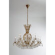 Candelabru modern cristal alama Aur 24k 18xE14/40W, Hirohito LU 2143/6+6 Gold Orion